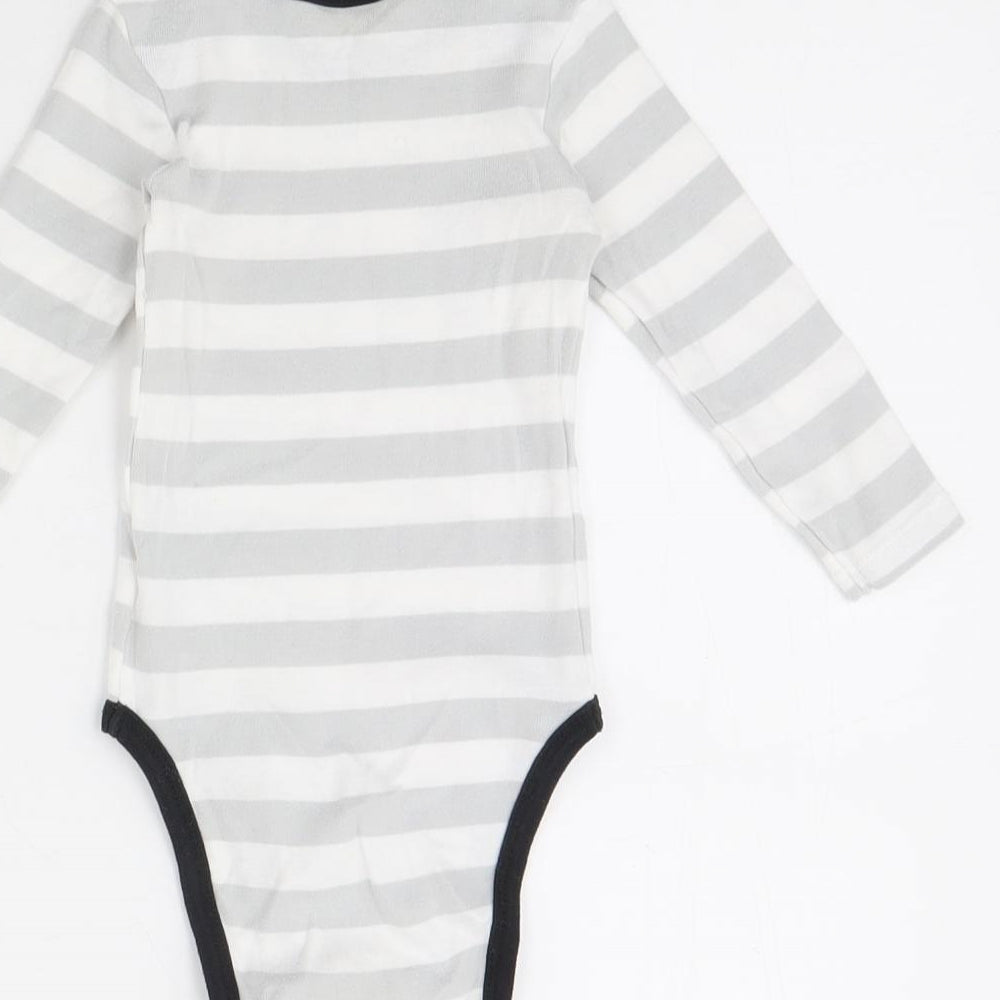 TEX Baby White Striped Babygrow One-Piece Size 18 Months - King
