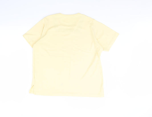 Preworn Womens Yellow Basic Blouse Size M