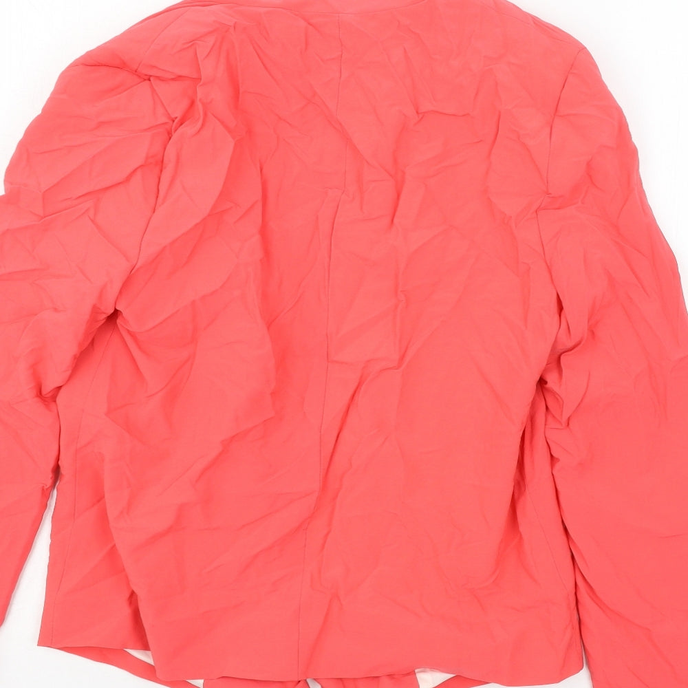 New Look Womens Pink Jacket Size 12