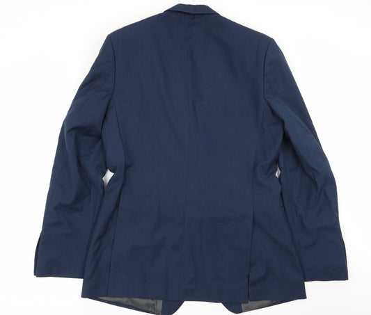 jack reid Mens Blue Jacket Blazer Size 40