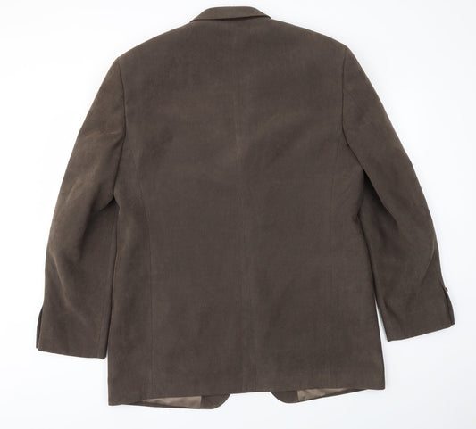 M&S Mens Brown Jacket Blazer Size 42