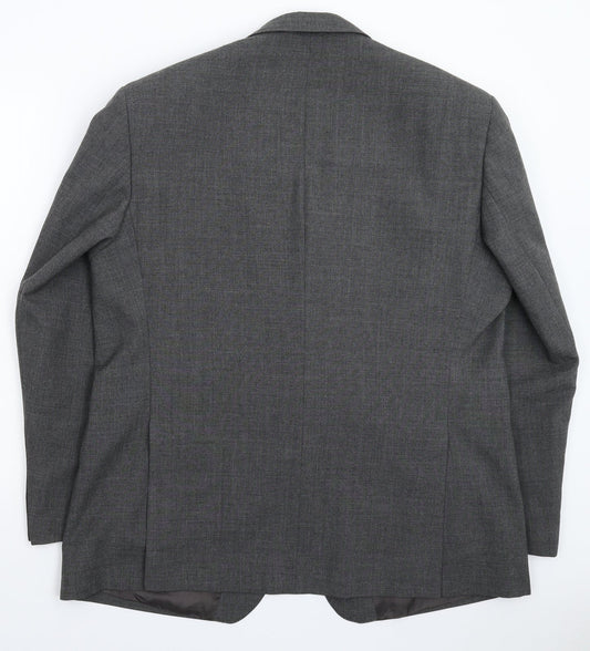 Varteks Mens Grey Jacket Suit Jacket Size 44