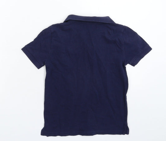 Zara Boys Blue Basic Polo Size 7 Years