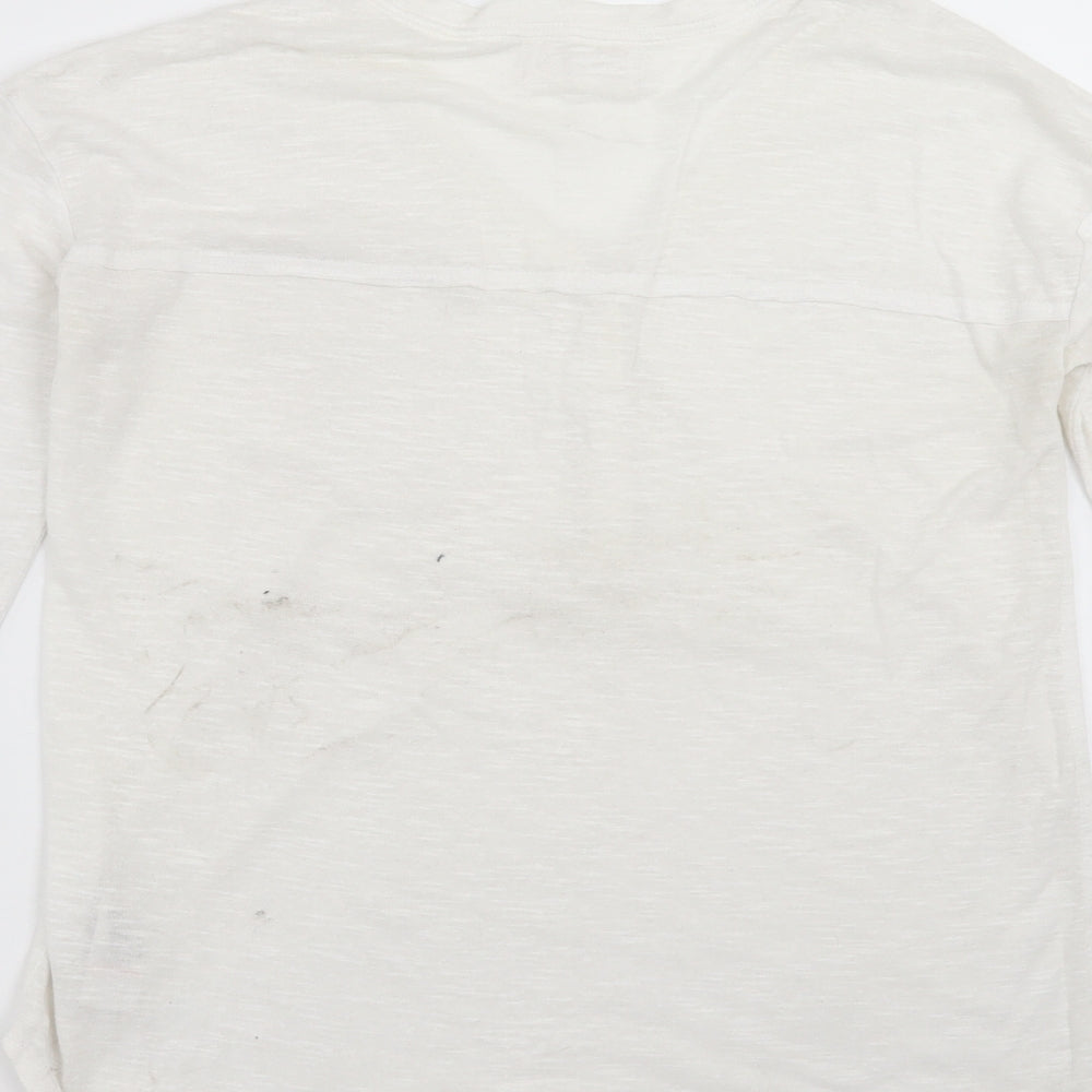 NEXT Womens White Basic T-Shirt Size 6