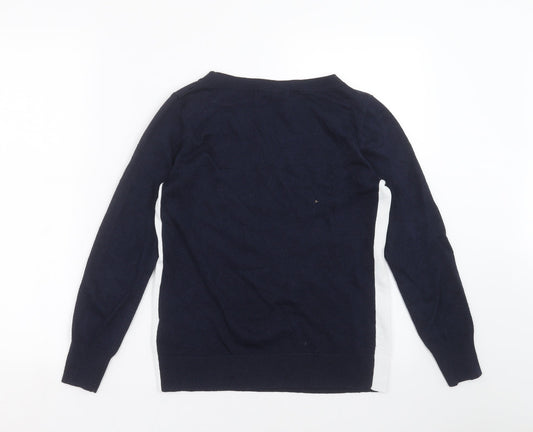 Esprit Womens Blue Knit Pullover Jumper Size XS