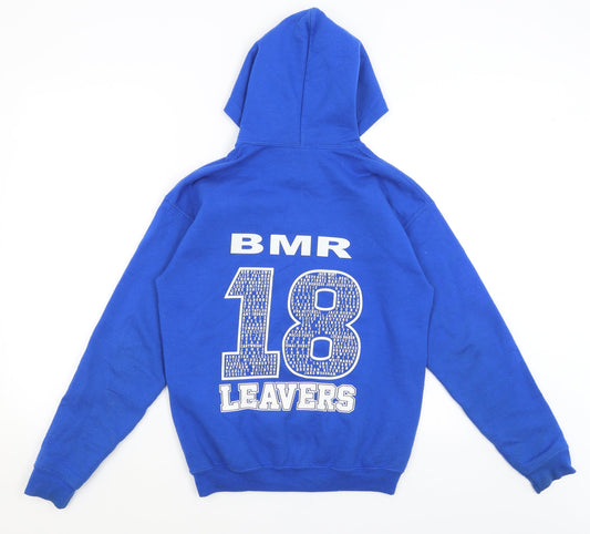 Gildan Girls Blue Pullover Hoodie Size XL - Holmes Chapel Leavers