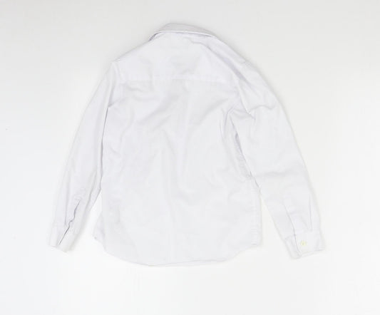 NEXT Boys White Basic Button-Up Size 8 Years - School