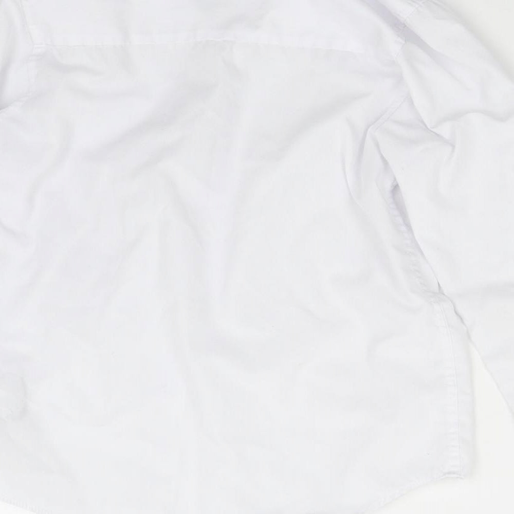 NEXT Boys White Basic Button-Up Size 8 Years - School