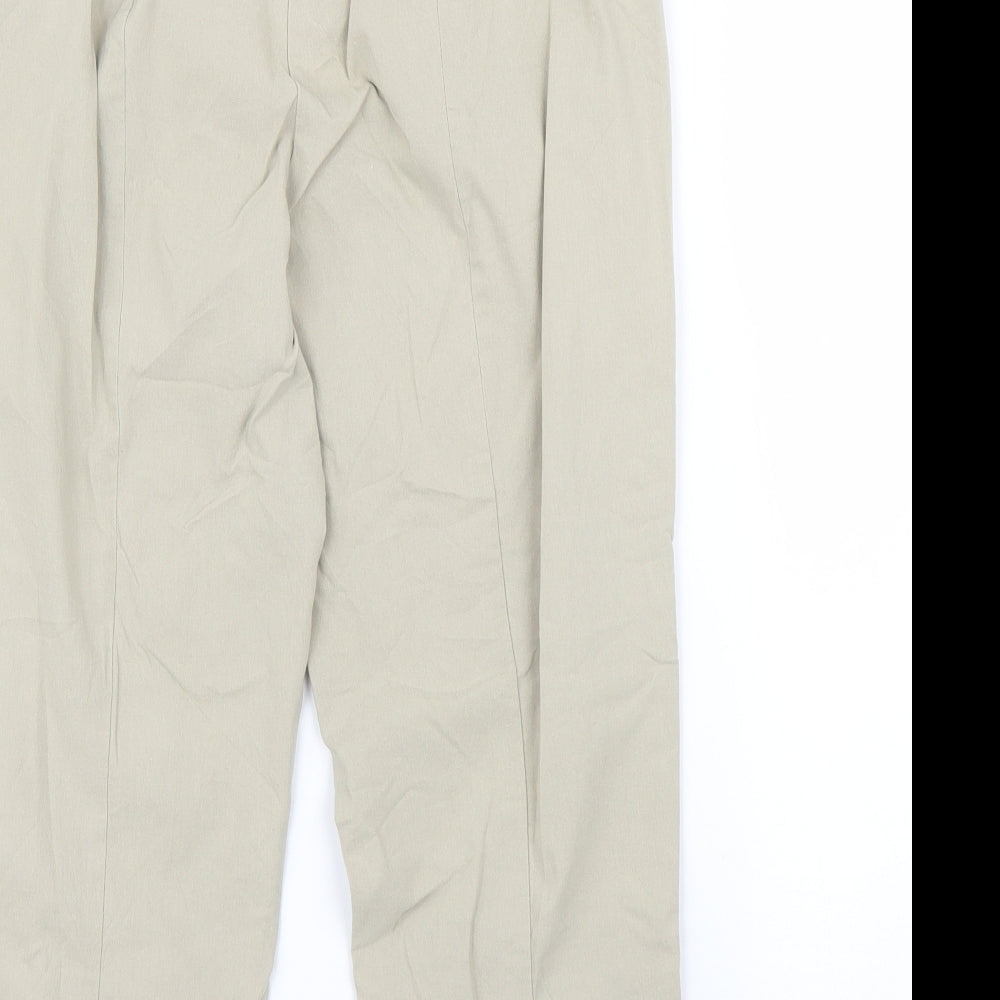 Sandwich Womens Beige Pedal Pusher Trousers Size 6 L21 in