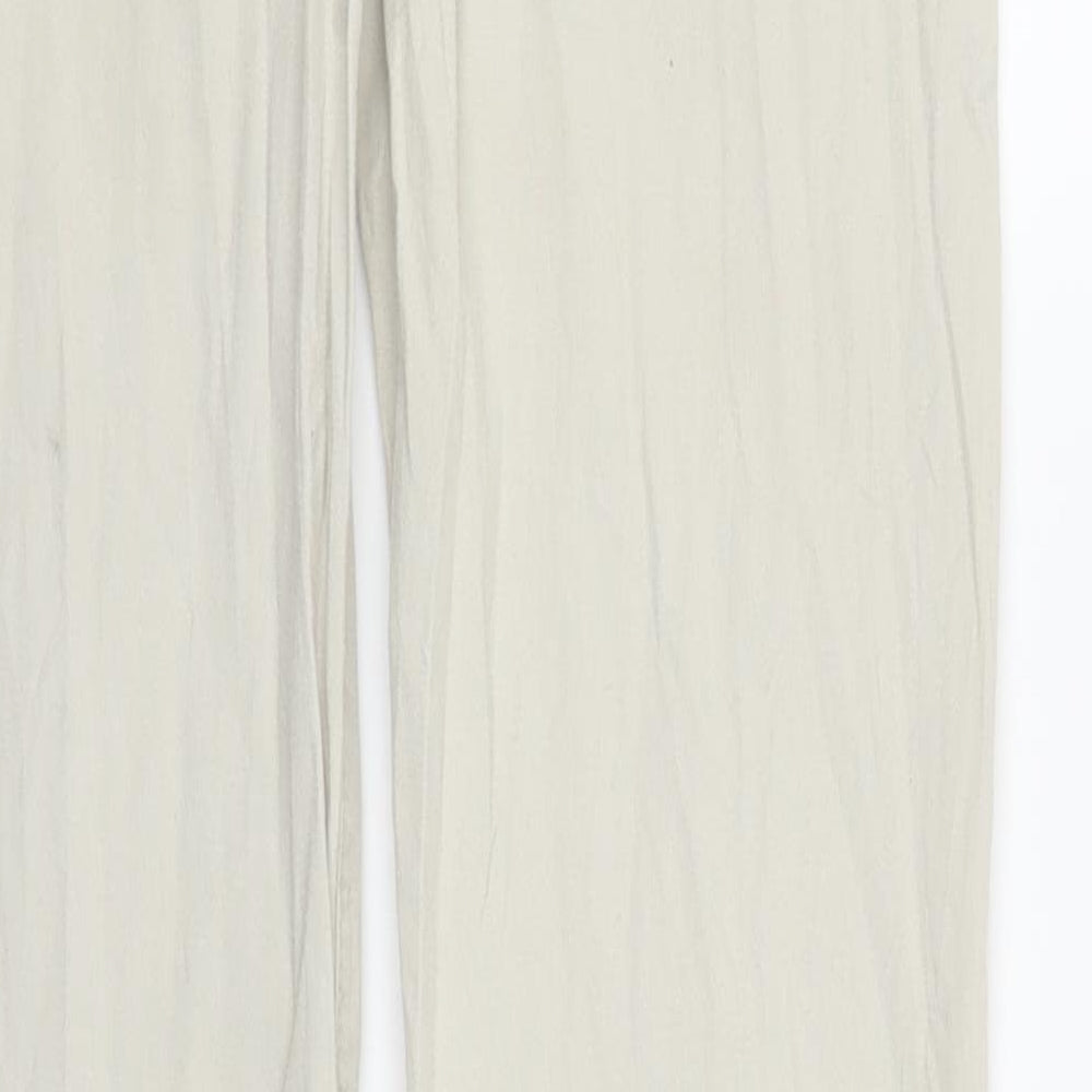 I Dodo Womens Beige Carpenter Trousers Size S L30 in