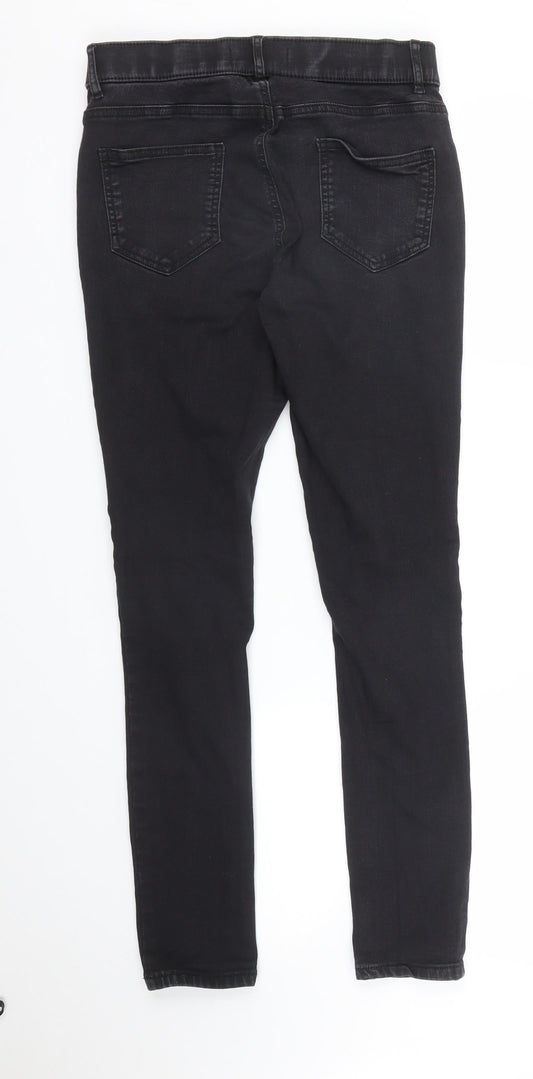 George Womens Black Denim Skinny Jeans Size 10 L28 in