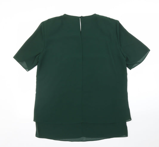 Jacqes Vert Womens Green Basic Blouse Size 10
