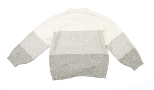 H&M Womens Beige Pullover Jumper Size XS