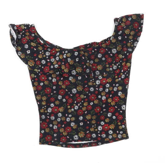 mrp Womens Multicoloured Floral Basic Blouse Size 6
