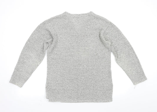 Classic Essentials Womens Grey Pullover Jumper Size 12