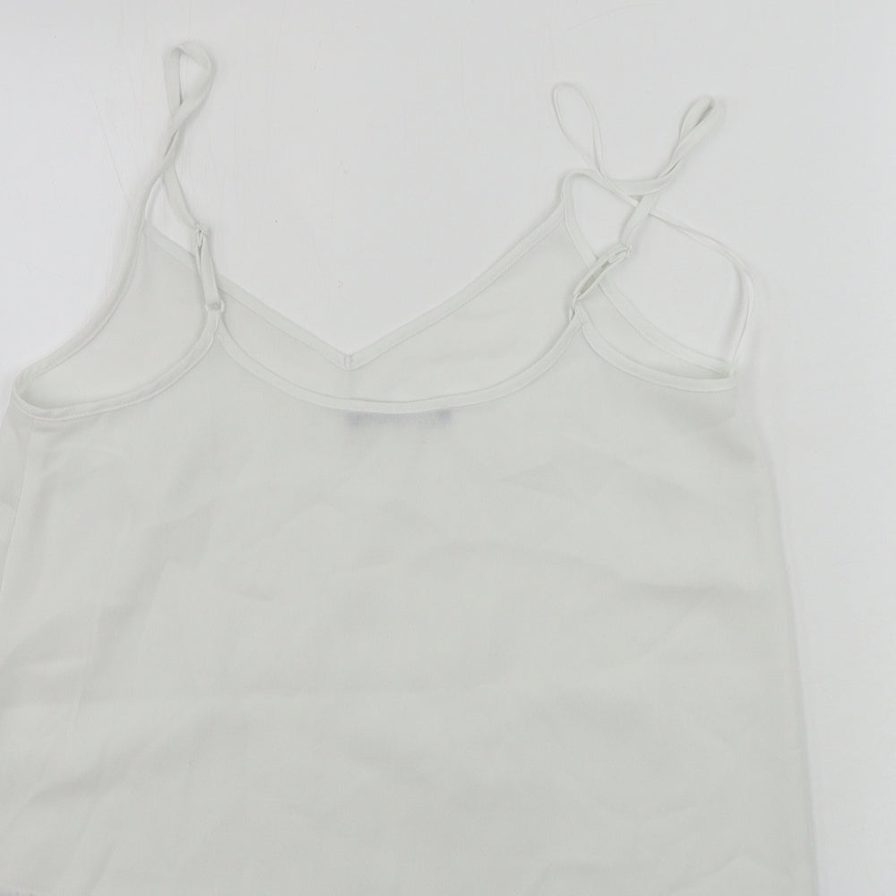 Marks and Spencer Womens White Basic Blouse Size 12