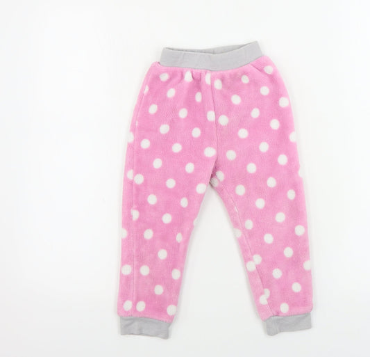 PJ Collections Girls Pink Sweatpants Trousers Size 3-4 Years