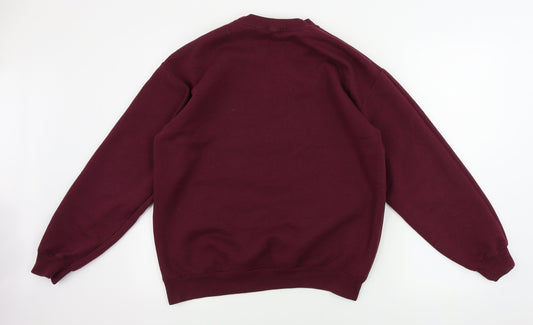 Topshop Mens Purple Pullover Jumper Size M