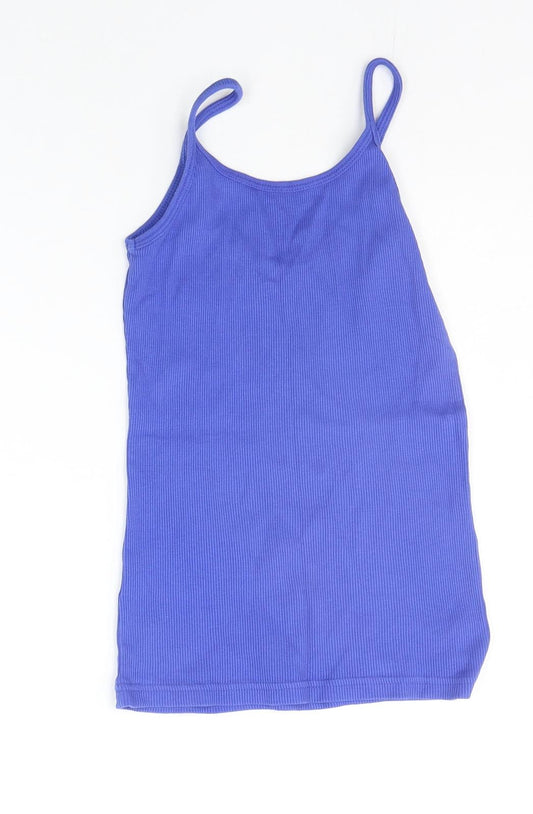 Logo Womens Brown Basic Tank Size 12