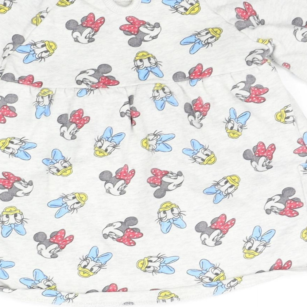George Baby Grey Geometric Pullover Jumper Size 6-9 Months - DISNEY