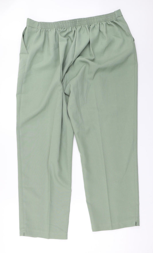 Preworn Womens Green Trousers Size 36 in L27.5 in