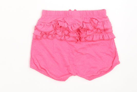Primark Girls Pink Cropped Trousers Size 6-9 Months
