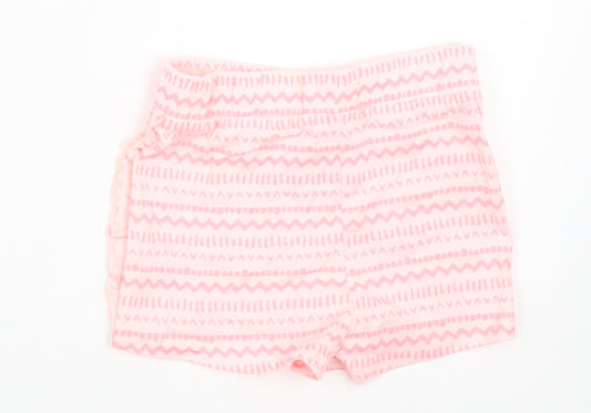 So Cute Girls Pink Cropped Trousers Size 6-9 Months