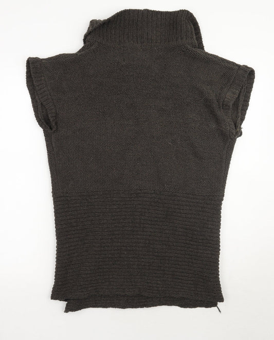 Maine Womens Brown Cardigan Jumper Size 16