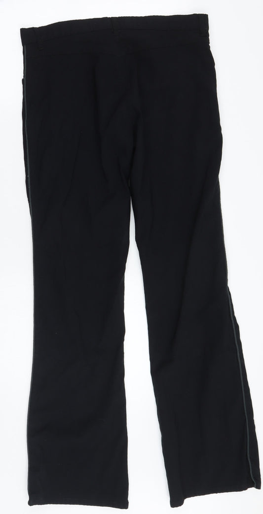 Texas bull Womens Black Trousers Size 44 L31 in