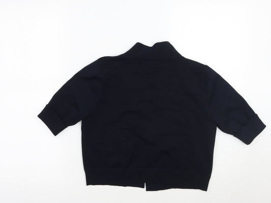 Grace Womens Blue Cardigan Jumper Size M