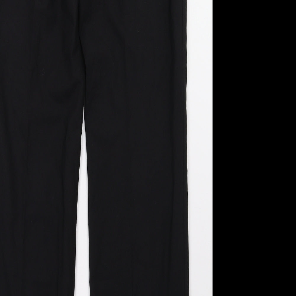 uniform service Womens Black Trousers Size 32 L32 in