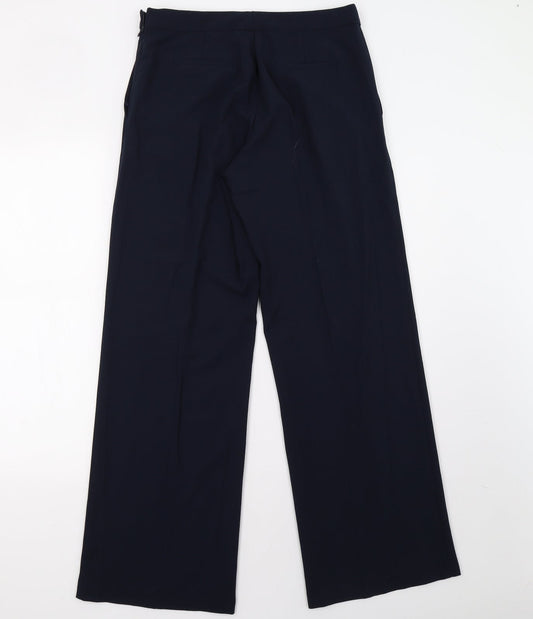 Preworn Womens Blue Trousers Size 10 L32 in