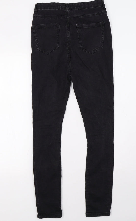 Boohoo Womens Black Skinny Jeans Size 12 L31 in