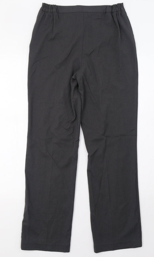 Marks and Spencer Womens Grey Trousers Size 6 L31 in