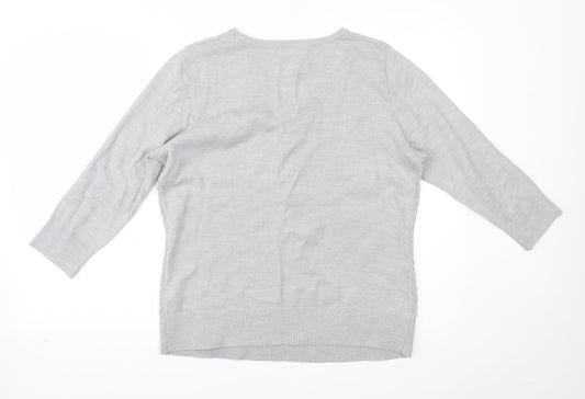 Marks and Spencer Womens Grey Basic Blouse Size 16