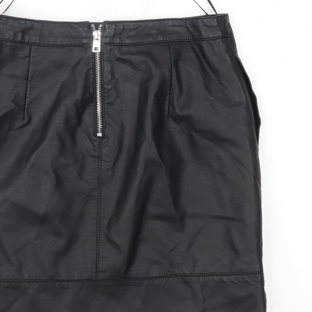 Dorothy Perkins Womens Black Mini Skirt Size 8