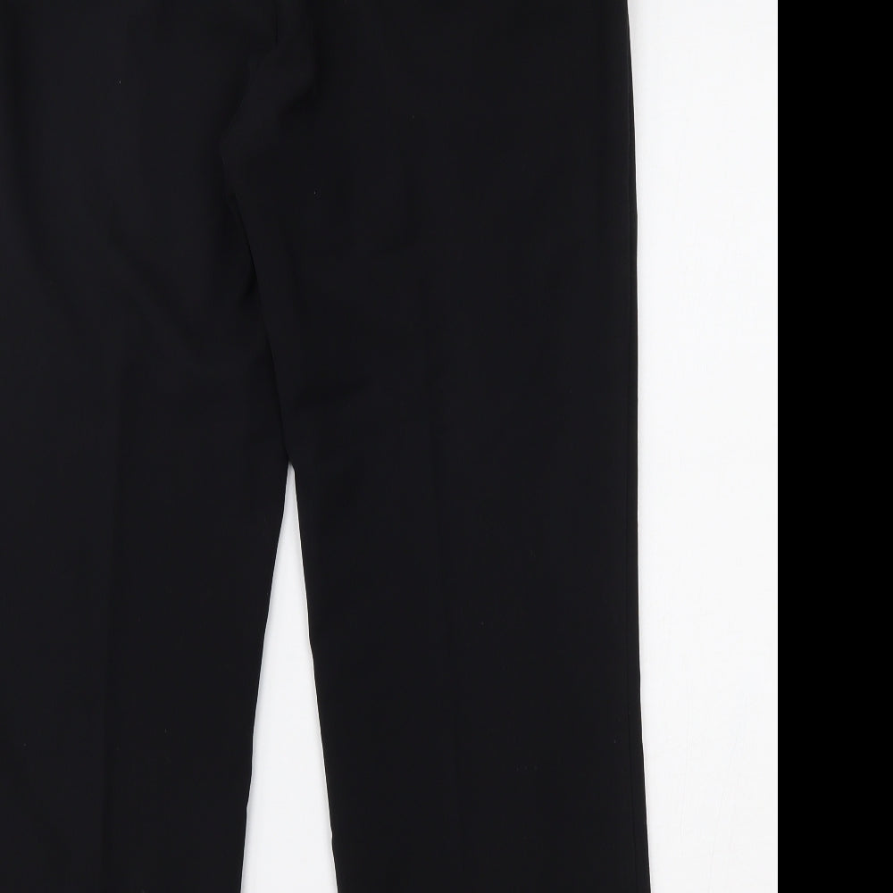 Marks and Spencer Womens Black Trousers Size 14 L31 in