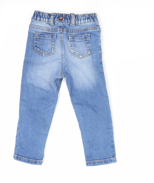 Florence and Fred Boys Blue Jeans Size 9-12 Months - Straight leg