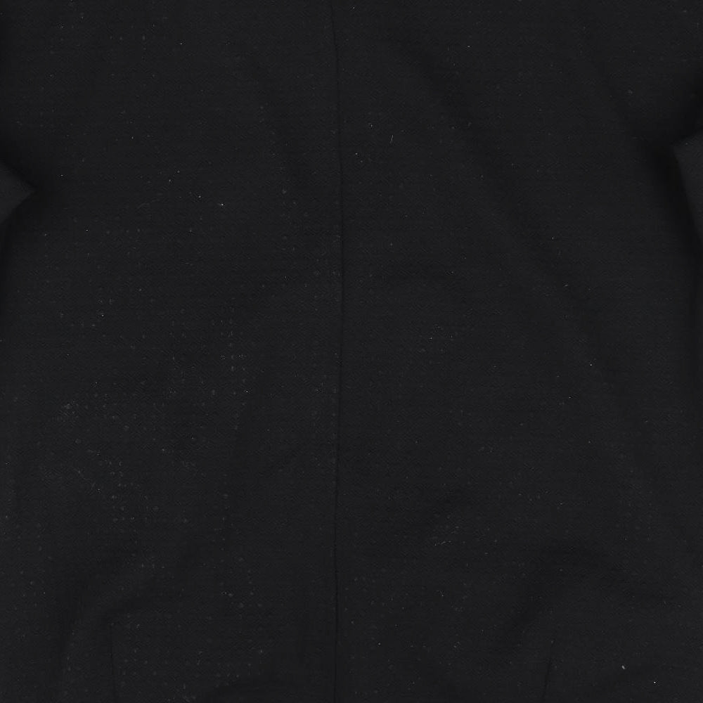 Marks and Spencer Womens Blue Geometric Parka Coat Size 10