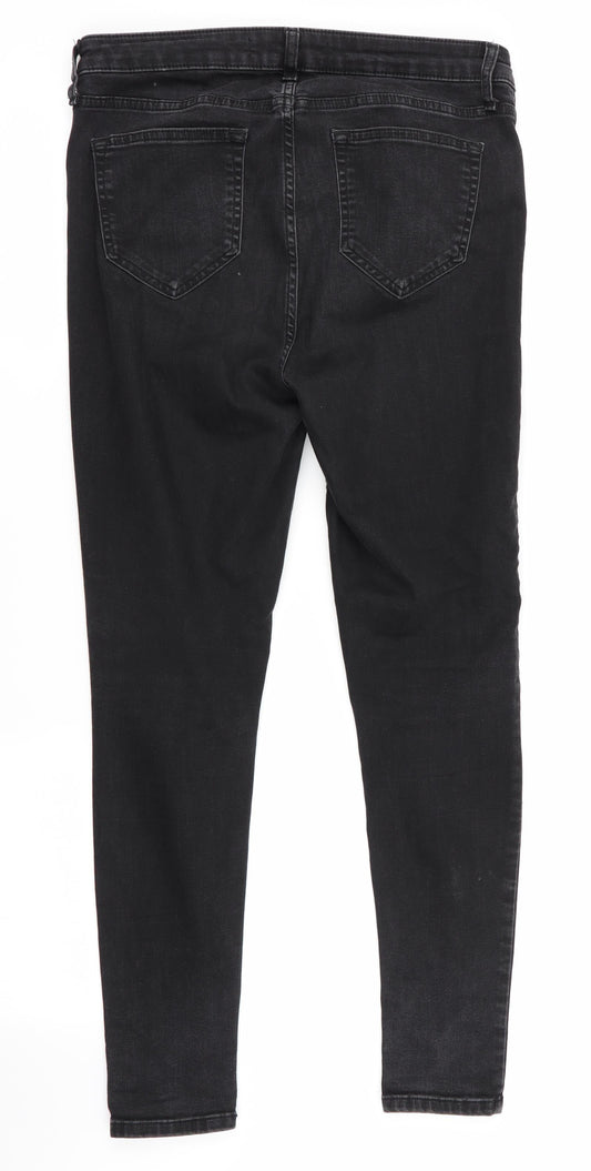 George Womens Black Skinny Jeans Size 12 L27 in