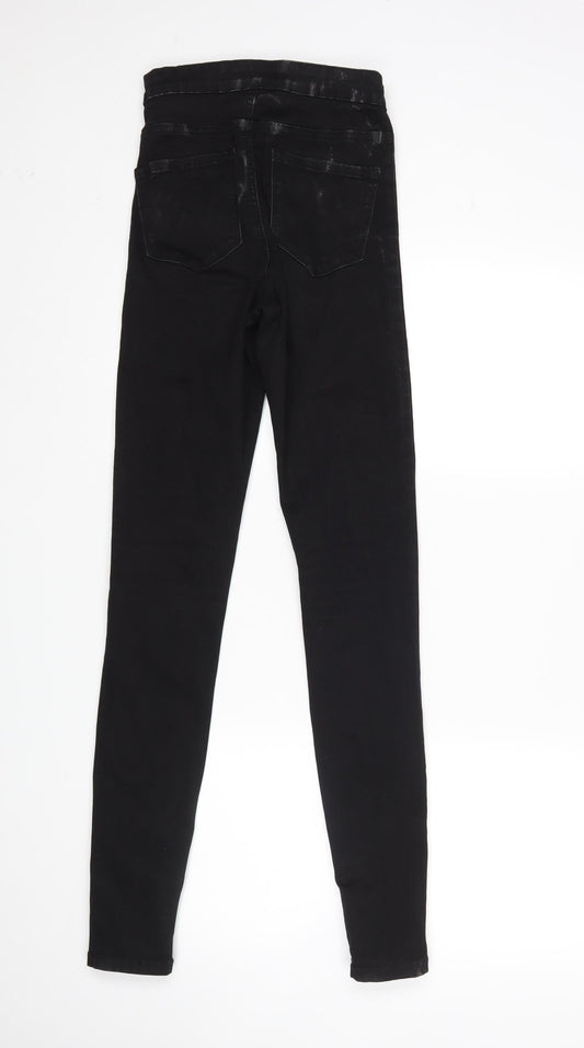 Denim Co Womens Black Skinny Jeans Size 8 L32 in