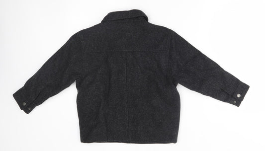 Gap Boys Grey Overcoat Coat Size 5-6 Years