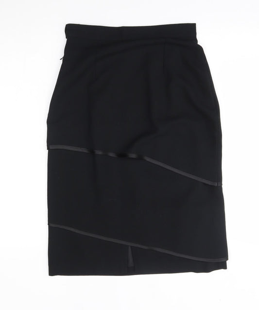 Your Sixth Sense Womens Black A-Line Skirt Size 10