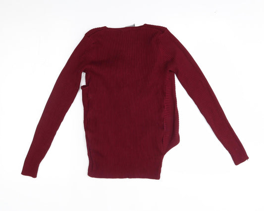 capsule Womens Red Pullover Jumper One Size