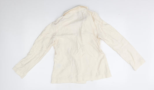H&M Womens Beige Jacket Blazer Size XS