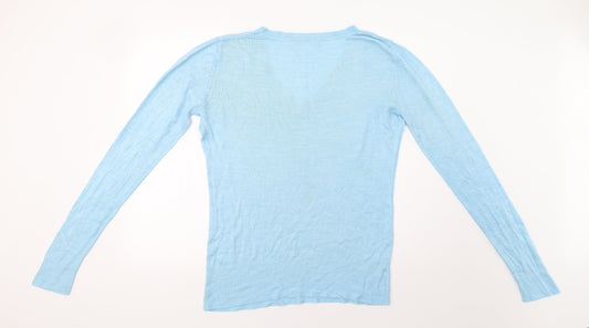 South Womens Blue Pullover Jumper Size 14