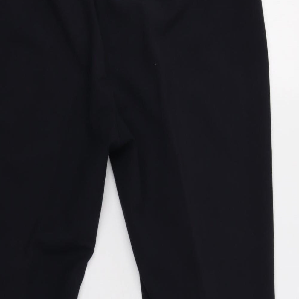 M&S Womens Blue Dress Pants Trousers Size 16 L26 in