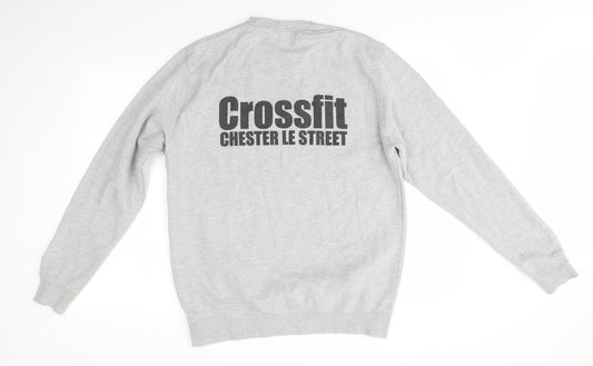 CROSSFIT CHESTER LE STREET Mens Green Pullover Jumper Size L - DIG