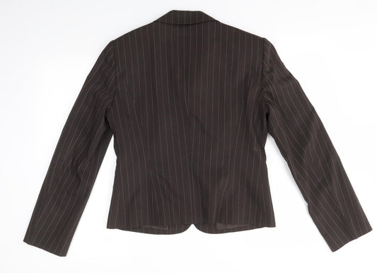 Betty Barclay Womens Brown Jacket Blazer Size 10