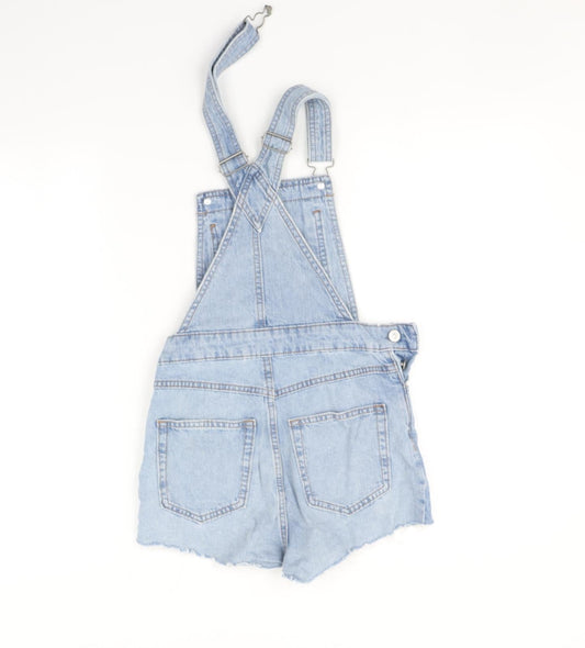 H&M Womens Blue Dungaree One-Piece Size 4